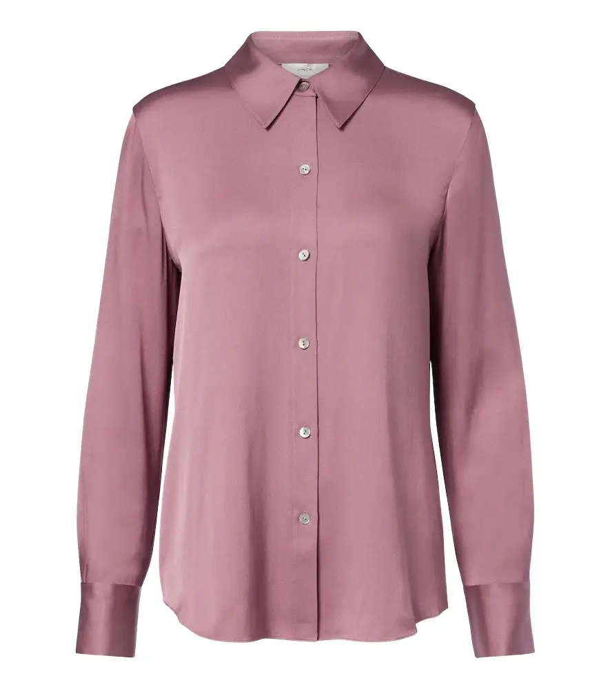 Vince Silk-blend shirt | Image 1 Vince Silk-blend shirt | Image 1