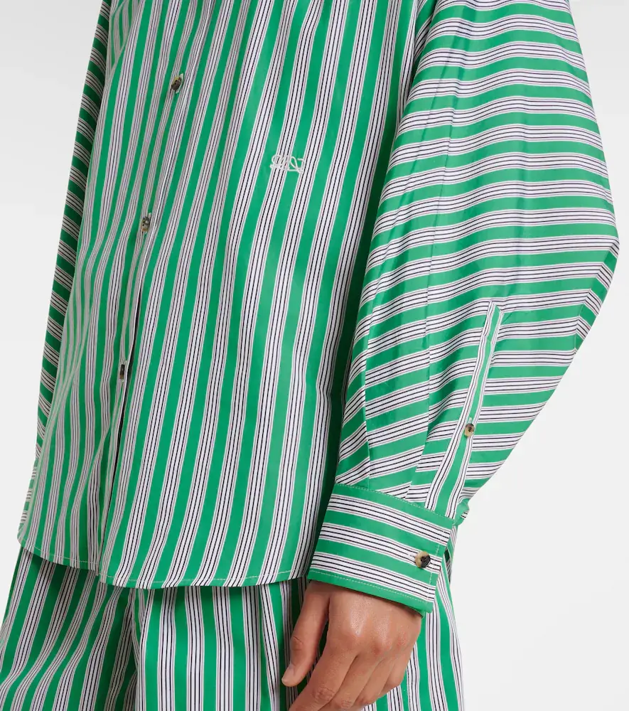 Loewe Double L striped cotton poplin shirt | Thumbnail 2 Loewe Double L striped cotton poplin shirt | Thumbnail 2
