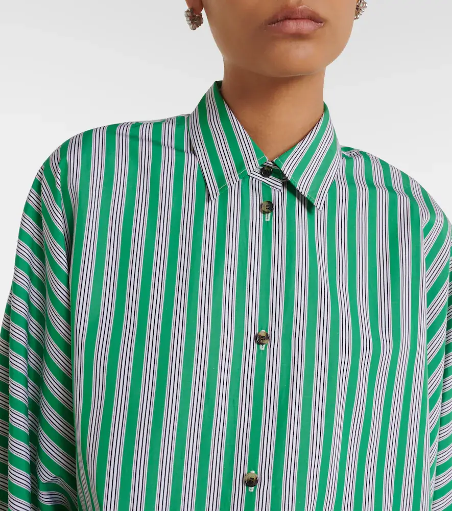 Loewe Double L striped cotton poplin shirt | Thumbnail 3 Loewe Double L striped cotton poplin shirt | Thumbnail 3