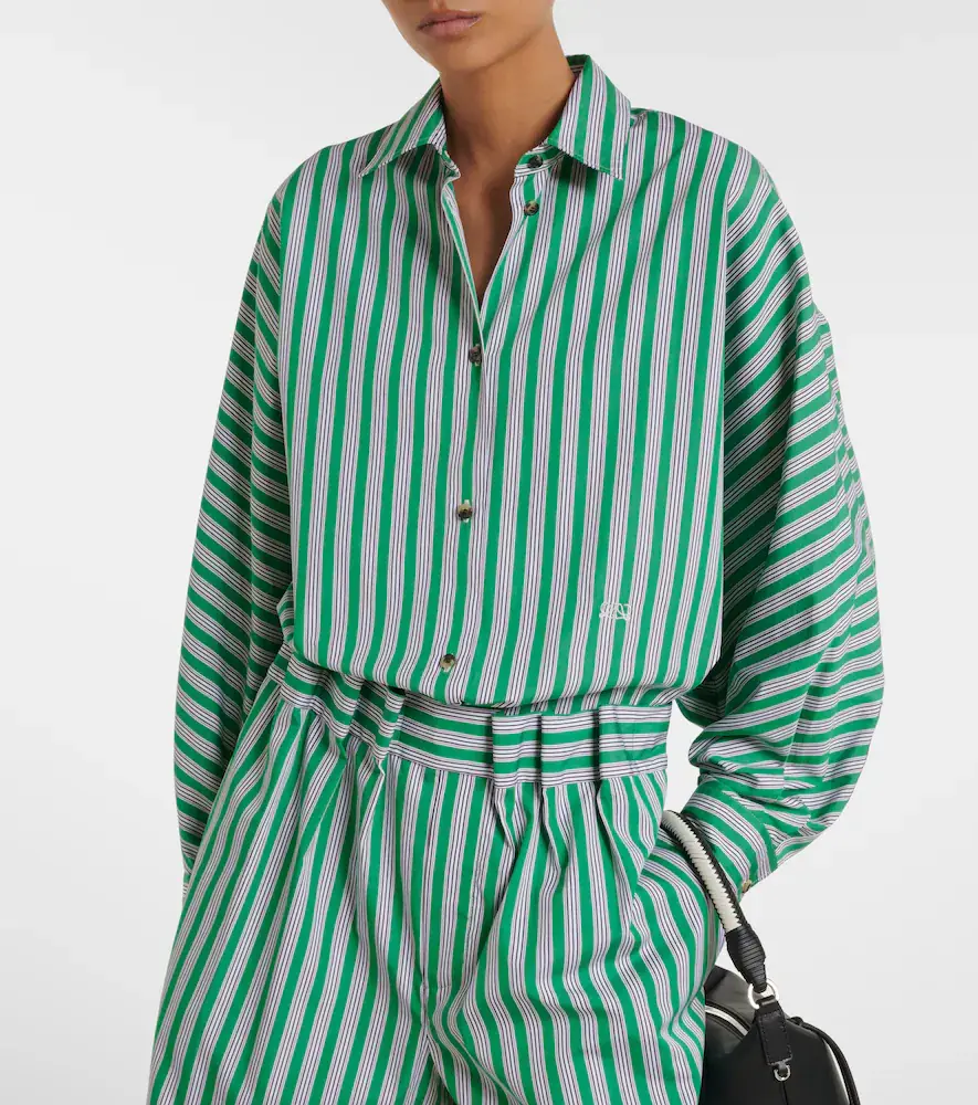 Loewe Double L striped cotton poplin shirt | Thumbnail 4 Loewe Double L striped cotton poplin shirt | Thumbnail 4