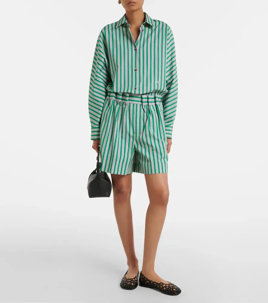 Loewe Double L striped cotton poplin shirt | Thumbnail 7 Loewe Double L striped cotton poplin shirt | Thumbnail 7