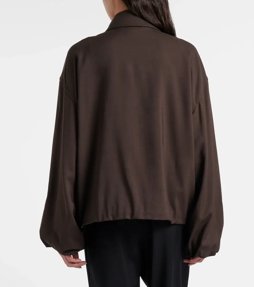 Loewe Double L paneled blouson jacket | Thumbnail 5 Loewe Double L paneled blouson jacket | Thumbnail 5