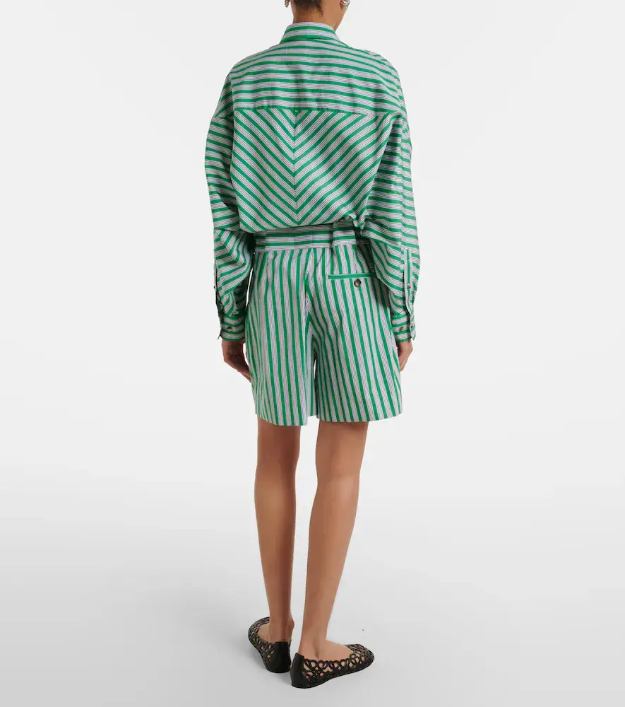 Loewe Striped cotton poplin shorts | Thumbnail 2 Loewe Striped cotton poplin shorts | Thumbnail 2