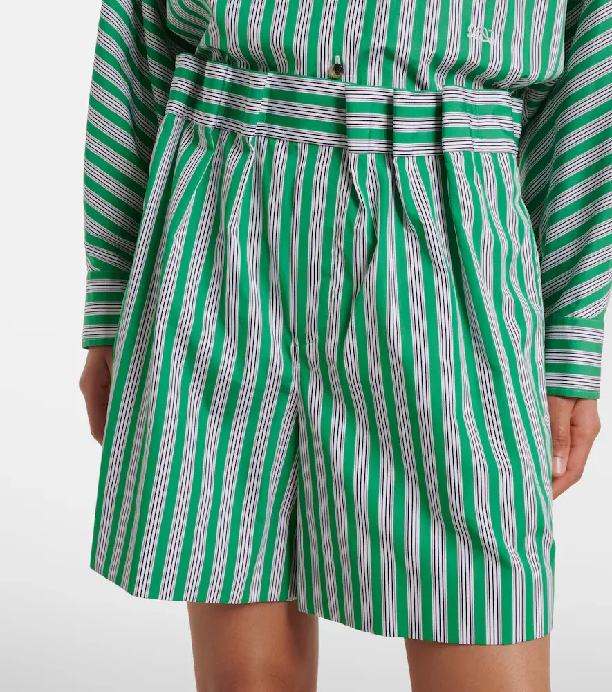 Loewe Striped cotton poplin shorts | Thumbnail 3 Loewe Striped cotton poplin shorts | Thumbnail 3