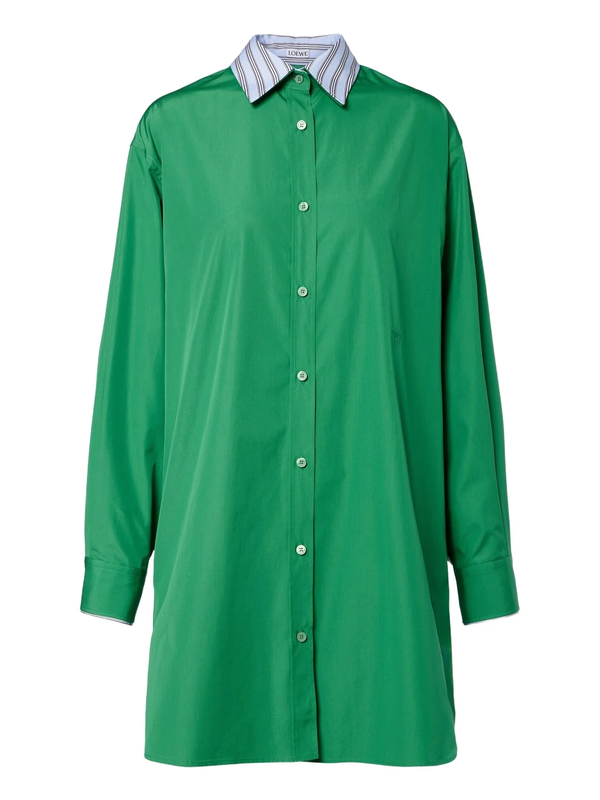Double L cotton poplin shirt dress Double L cotton poplin shirt dress