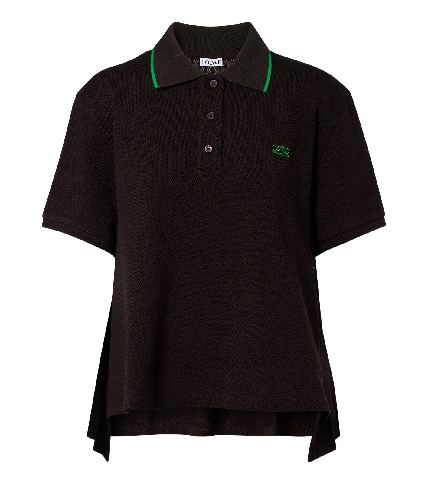 Double L cotton piqué polo shirt