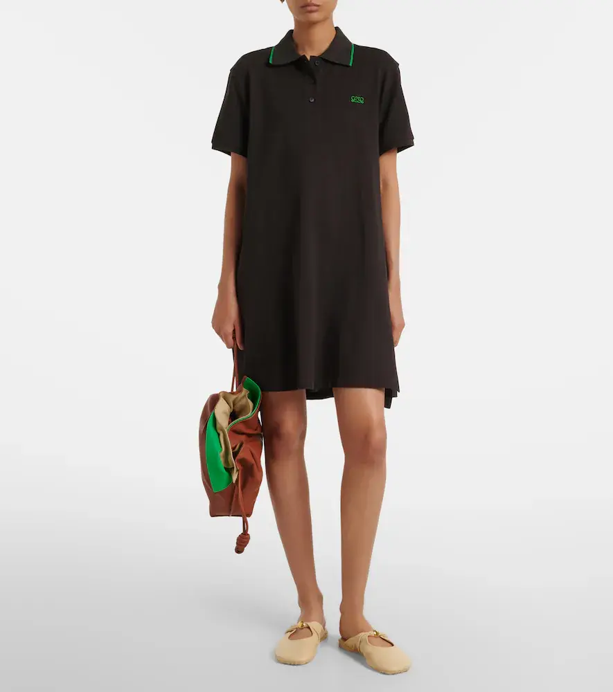 Loewe Double L cotton polo piqué dress | Thumbnail 3
