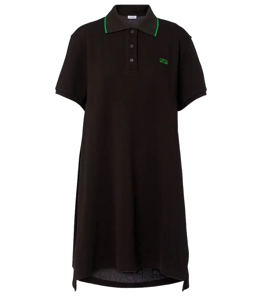 Loewe Double L cotton polo piqué dress | Image 1 Loewe Double L cotton polo piqué dress | Image 1