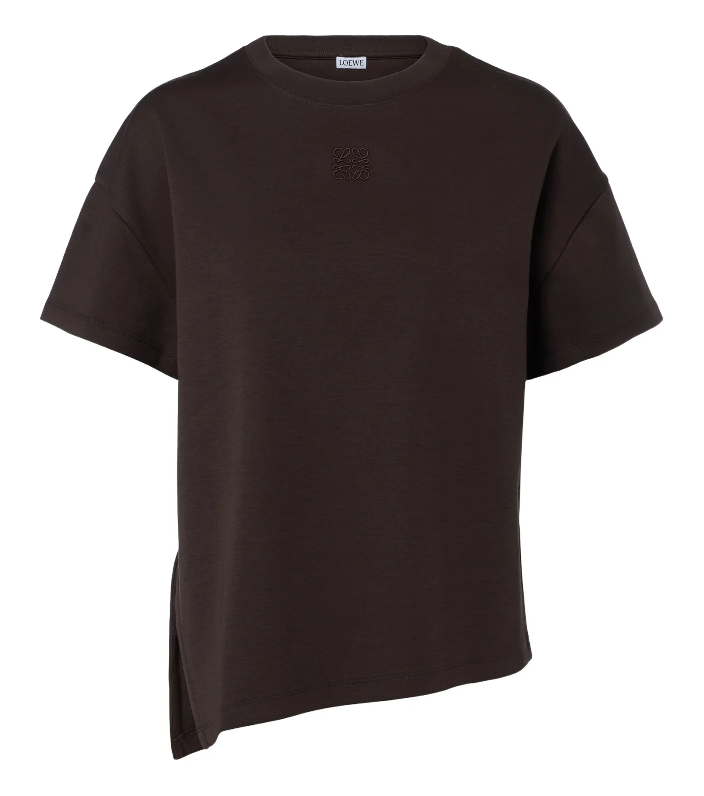 Anagram asymmetrical cotton-blend T-shirt Anagram asymmetrical cotton-blend T-shirt