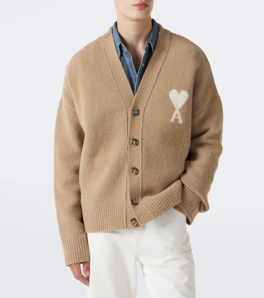 AMI PARIS Ami de Caur wool-blend cardigan | Thumbnail 2 AMI PARIS Ami de Caur wool-blend cardigan | Thumbnail 2