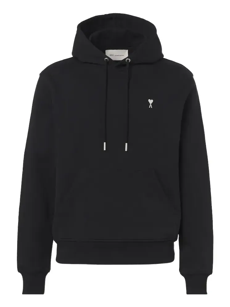 AMI PARIS Ami de Caur cotton jersey hoodie