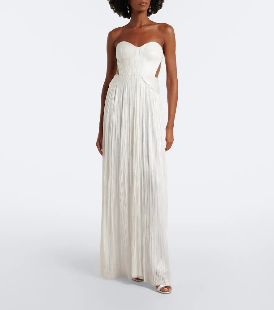 Maria Lucia Hohan Kamina cutout silk tulle bustier gown | Thumbnail 5 Maria Lucia Hohan Kamina cutout silk tulle bustier gown | Thumbnail 5