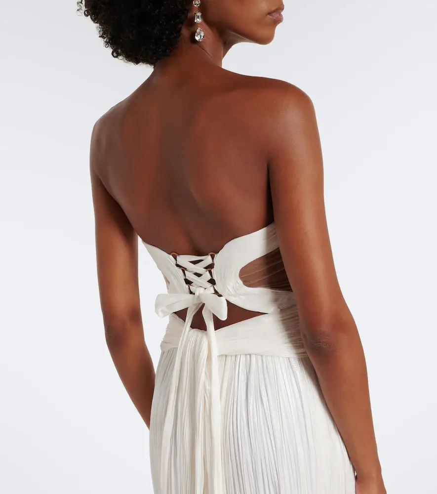 Maria Lucia Hohan Kamina cutout silk tulle bustier gown | Thumbnail 6 Maria Lucia Hohan Kamina cutout silk tulle bustier gown | Thumbnail 6