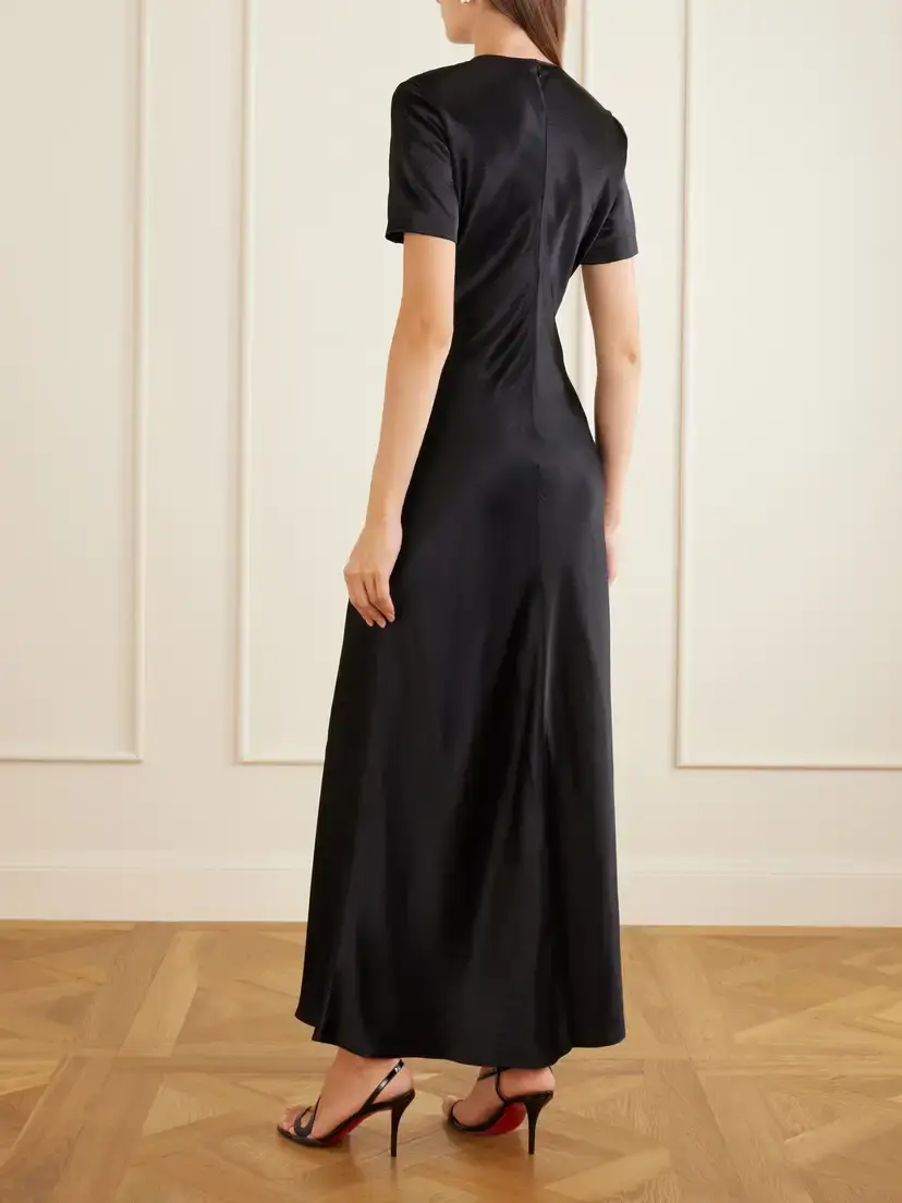 FFORME Akriti Satin-crepe Maxi Dress | Thumbnail 3 FFORME Akriti Satin-crepe Maxi Dress | Thumbnail 3
