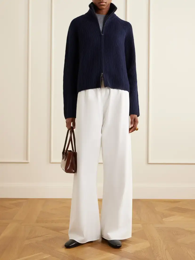 Lisa Yang Sadie Ribbed Cashmere Cardigan | Thumbnail 2