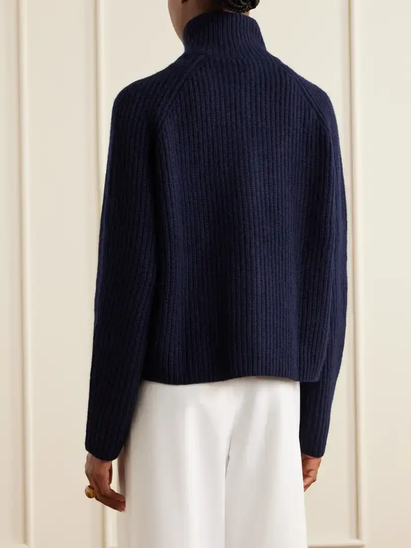 Lisa Yang Sadie Ribbed Cashmere Cardigan | Thumbnail 4