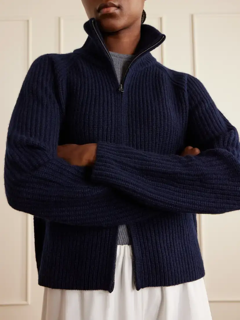 Lisa Yang Sadie Ribbed Cashmere Cardigan | Thumbnail 5