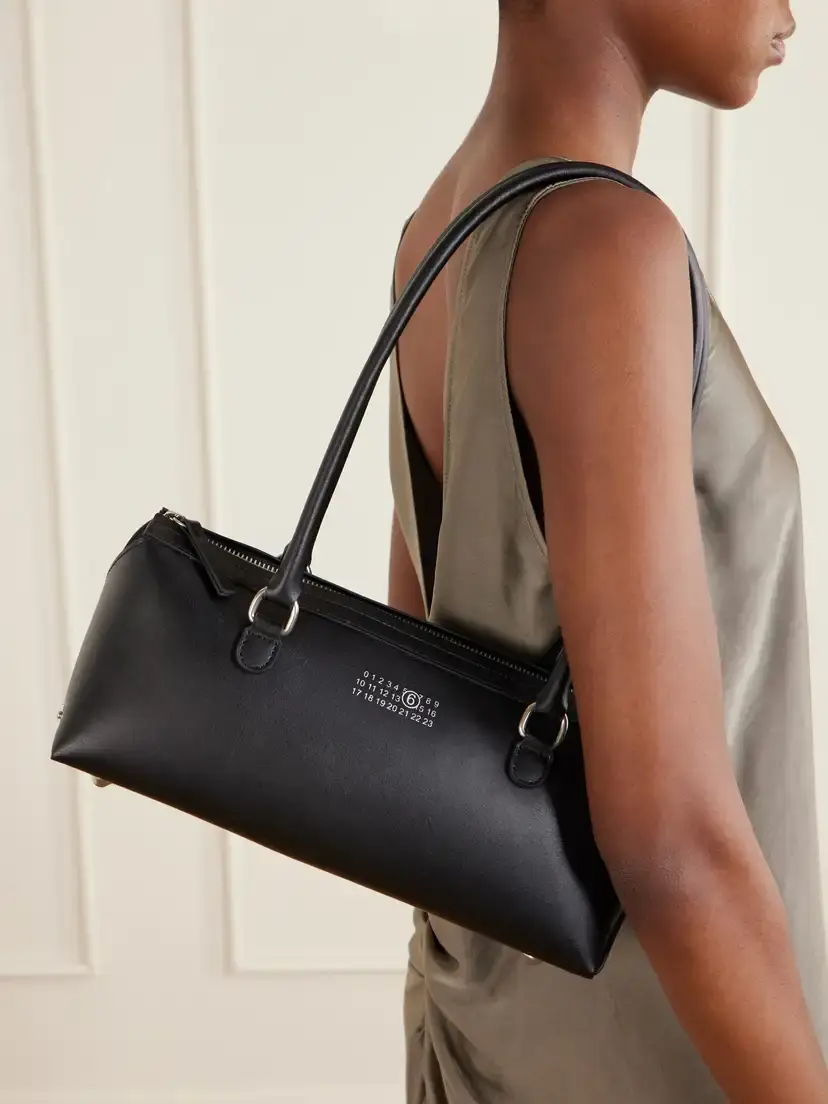 MM6 MAISON MARGIELA Bauletto J Medium Leather Shoulder Bag - Unknown | Thumbnail 2 MM6 MAISON MARGIELA Bauletto J Medium Leather Shoulder Bag - Unknown | Thumbnail 2