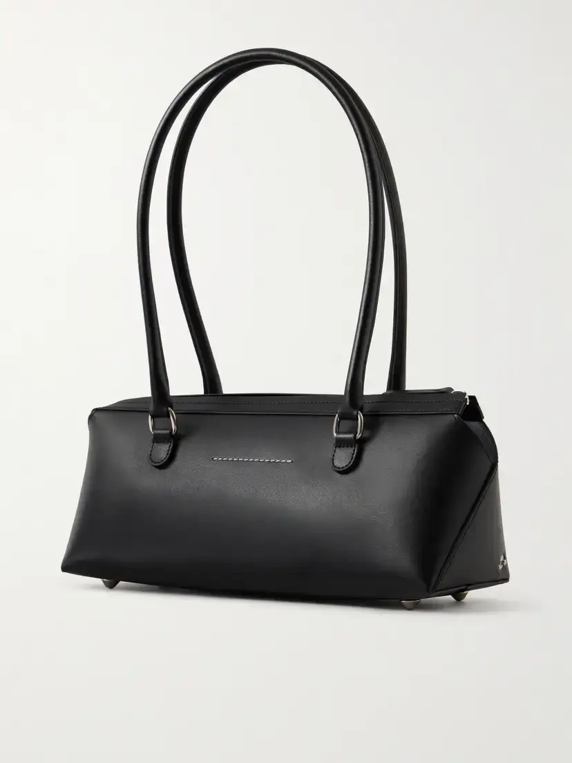 MM6 MAISON MARGIELA Bauletto J Medium Leather Shoulder Bag - Unknown | Thumbnail 4 MM6 MAISON MARGIELA Bauletto J Medium Leather Shoulder Bag - Unknown | Thumbnail 4