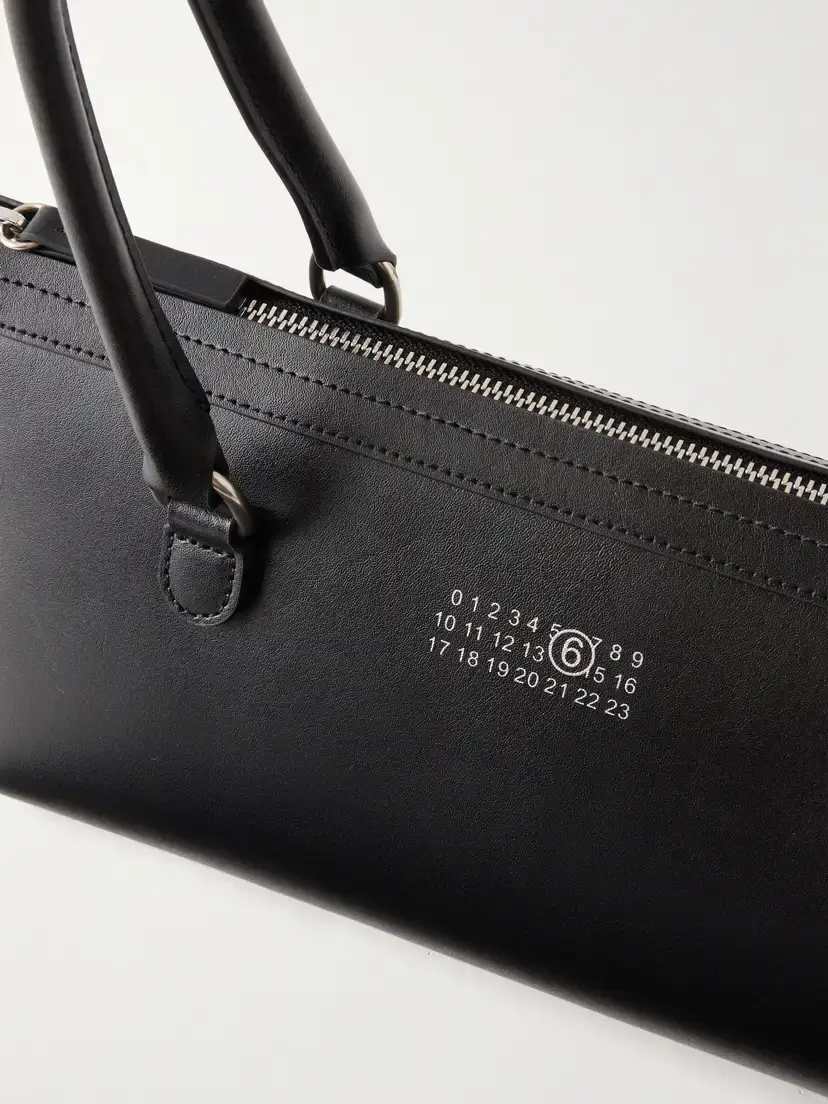 MM6 MAISON MARGIELA Bauletto J Medium Leather Shoulder Bag - Unknown | Thumbnail 5 MM6 MAISON MARGIELA Bauletto J Medium Leather Shoulder Bag - Unknown | Thumbnail 5