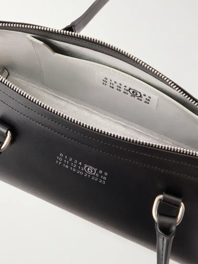 MM6 MAISON MARGIELA Bauletto J Medium Leather Shoulder Bag - Unknown | Thumbnail 6 MM6 MAISON MARGIELA Bauletto J Medium Leather Shoulder Bag - Unknown | Thumbnail 6