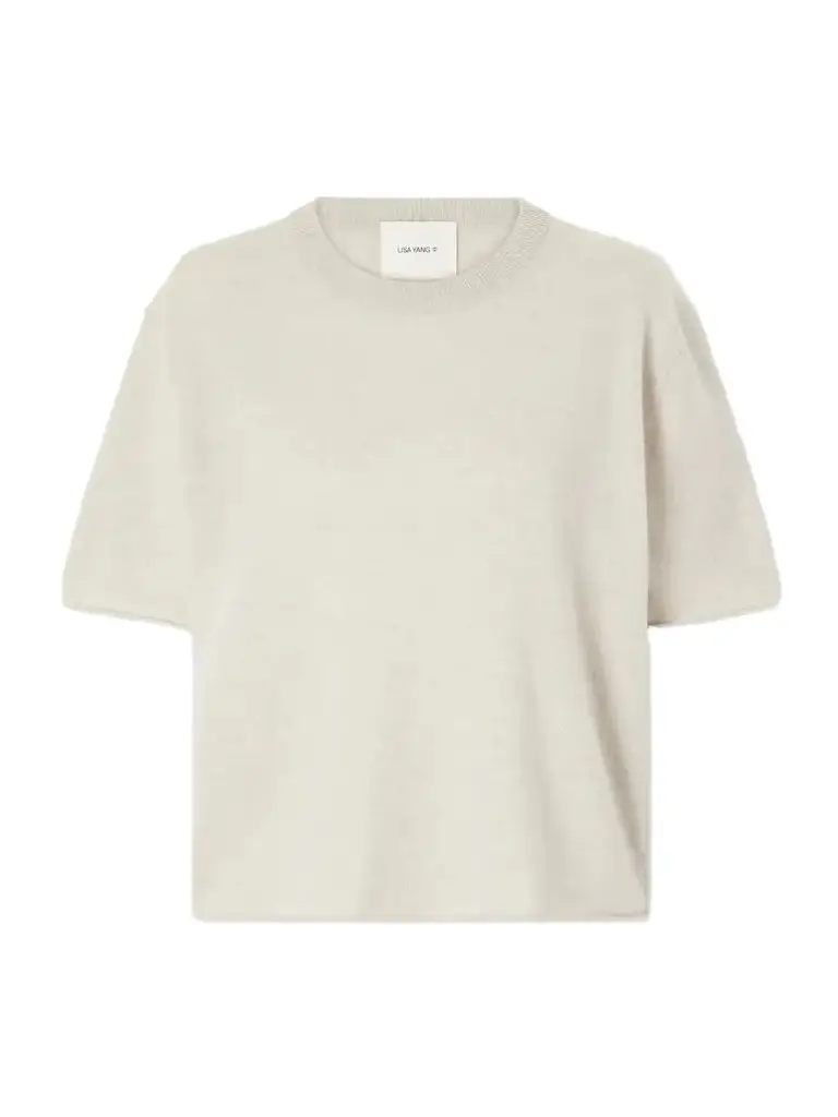 Lisa Yang Cila Cashmere T-shirt | Image 1 Lisa Yang Cila Cashmere T-shirt | Image 1
