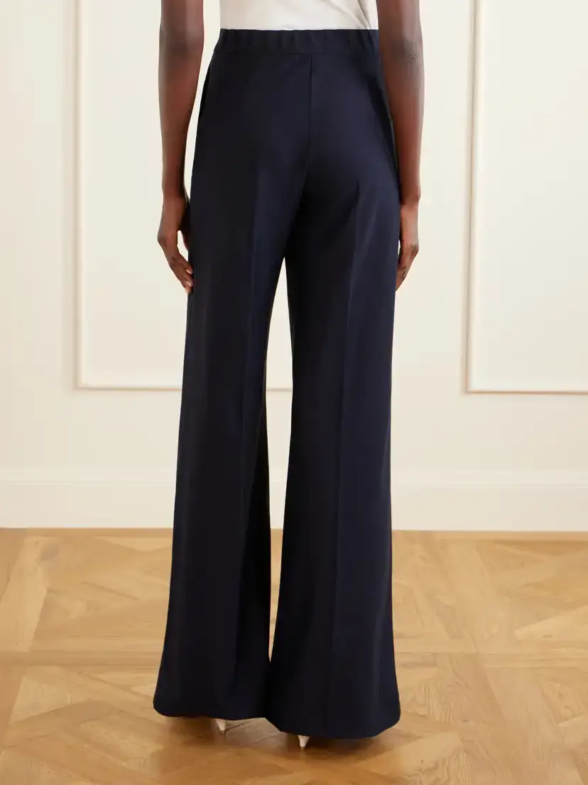 Max Mara Pinza Cotton-jersey Wide-leg Pants | Thumbnail 4 Max Mara Pinza Cotton-jersey Wide-leg Pants | Thumbnail 4