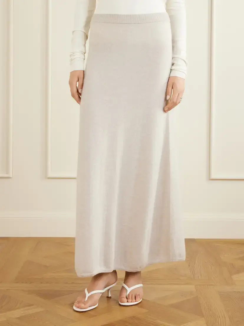 Lisa Yang Dolly Cashmere Midi Skirt | Thumbnail 3 Lisa Yang Dolly Cashmere Midi Skirt | Thumbnail 3
