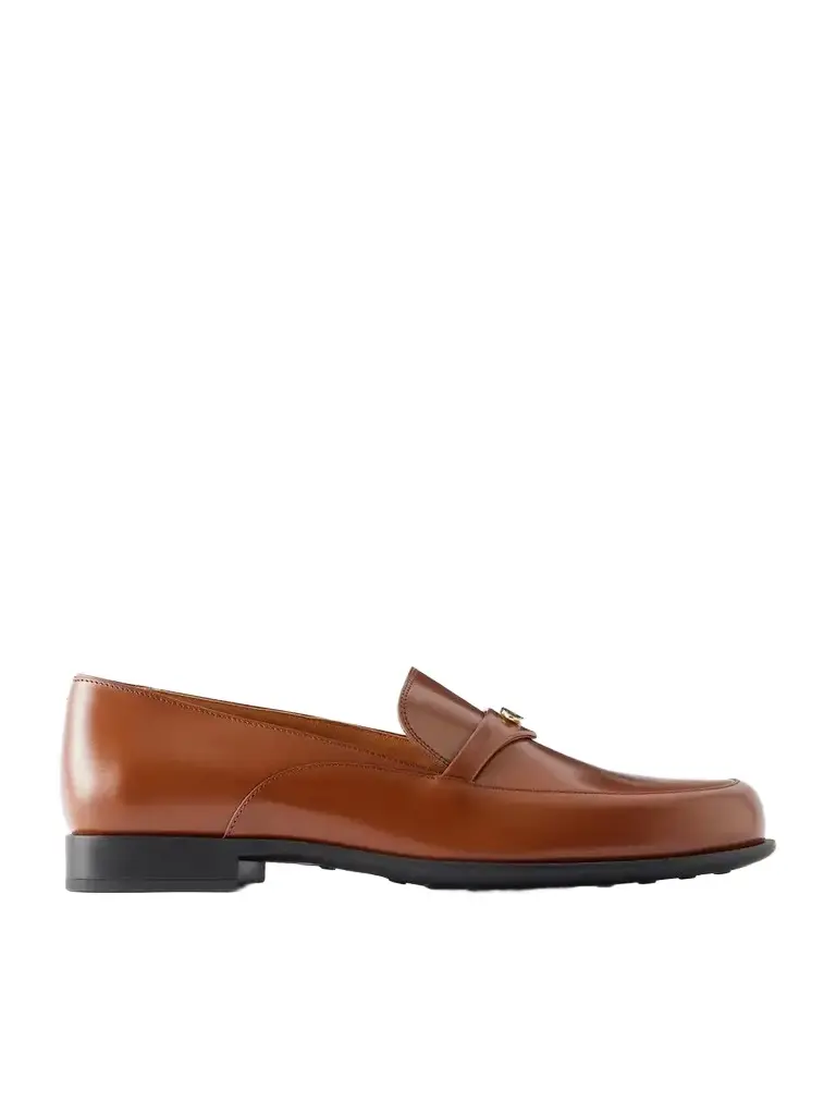 Tod's Gomma 19 Logo-embellished Leather Loafers | Image 1 Tod's Gomma 19 Logo-embellished Leather Loafers | Image 1