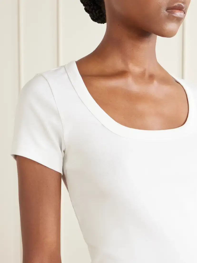 FLORE FLORE Lulu Baby Tee Organic Cotton-jersey T-shirt | Thumbnail 4