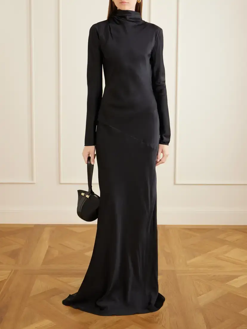 Tove Gio Open-back Silk-cloqué Maxi Dress | Thumbnail 2 Tove Gio Open-back Silk-cloqué Maxi Dress | Thumbnail 2