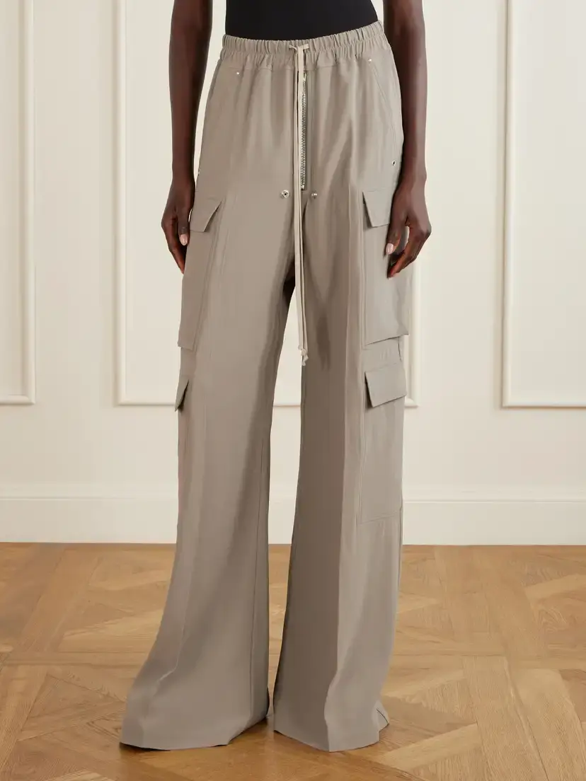 Rick Owens Cargobelas Cady Wide-leg Cargo Pants | Thumbnail 3 Rick Owens Cargobelas Cady Wide-leg Cargo Pants | Thumbnail 3