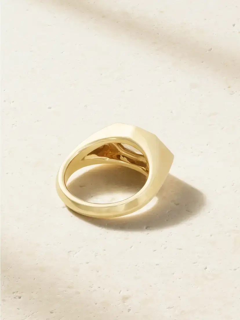 Lucy Delius Insignia 18-karat Gold Diamond Ring | Thumbnail 3 Lucy Delius Insignia 18-karat Gold Diamond Ring | Thumbnail 3