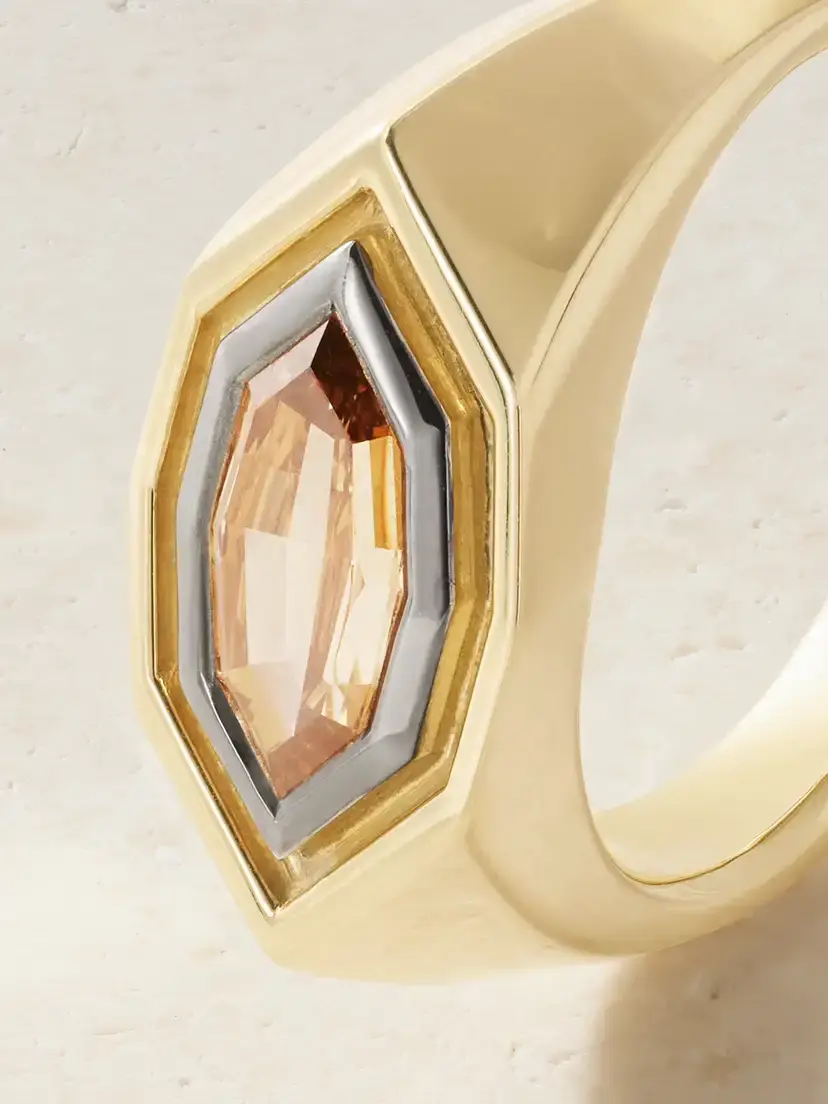 Lucy Delius Insignia 18-karat Gold Diamond Ring | Thumbnail 4 Lucy Delius Insignia 18-karat Gold Diamond Ring | Thumbnail 4