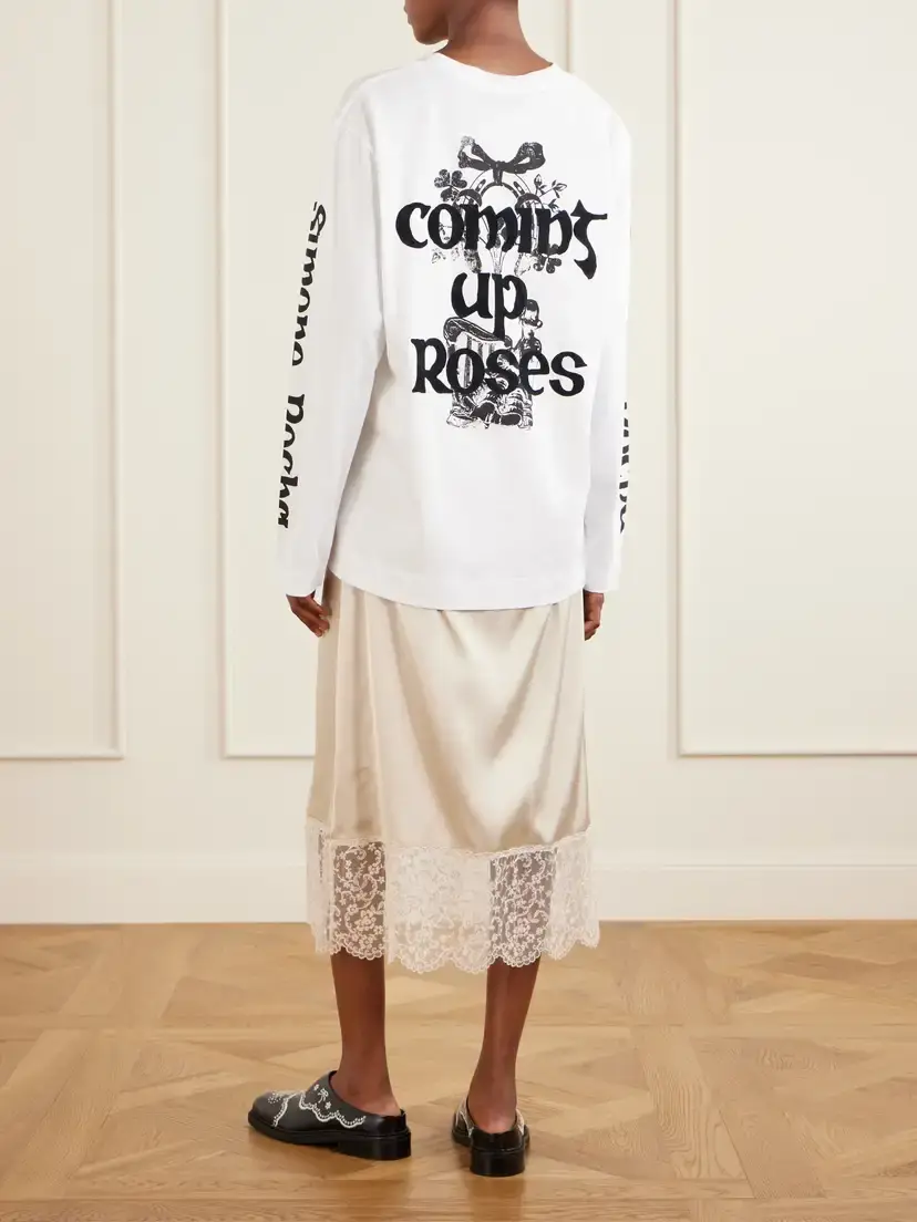 Simone Rocha Logo-printed Cotton-jersey T-shirt | Thumbnail 3