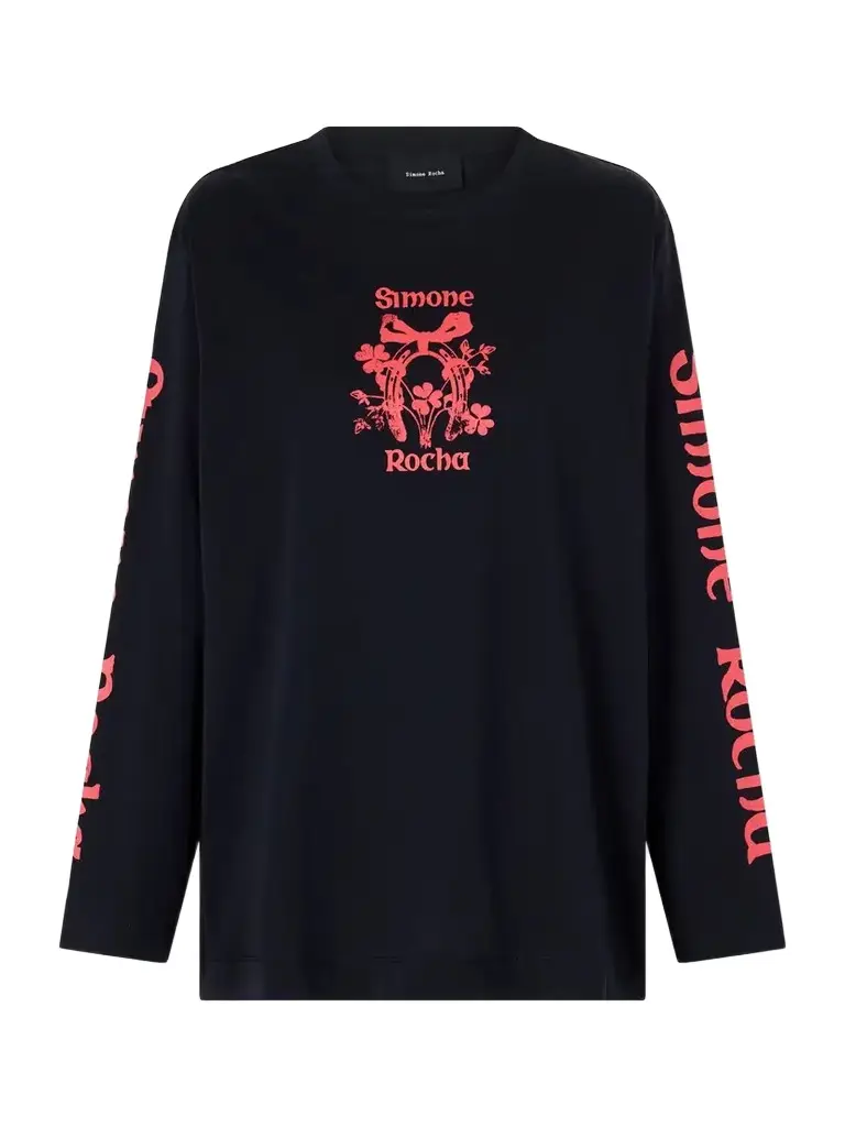 Simone Rocha Logo-printed Cotton-jersey T-shirt | Image 1 Simone Rocha Logo-printed Cotton-jersey T-shirt | Image 1