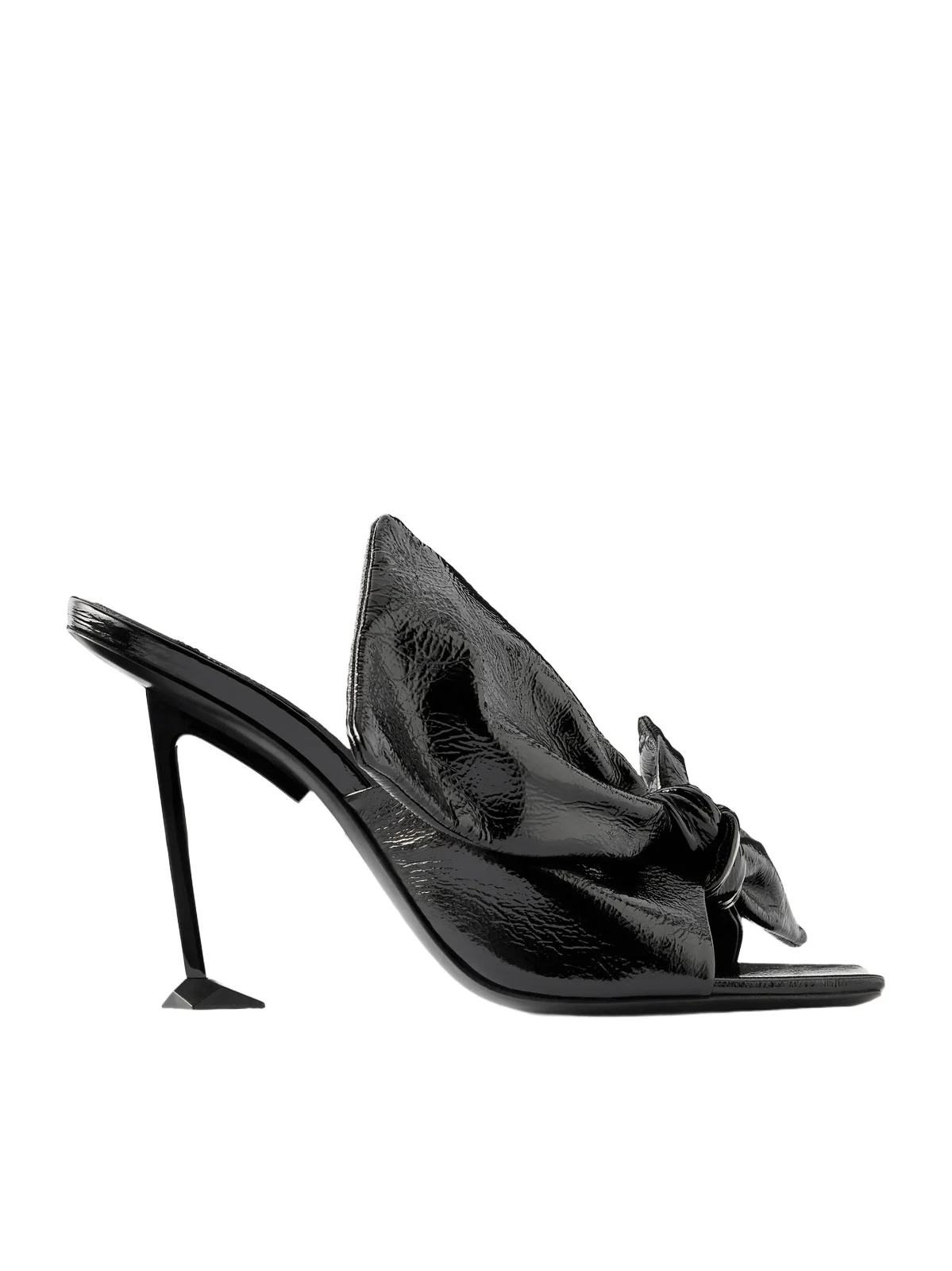 Boudoir Bow-detailed Leather Mules Boudoir Bow-detailed Leather Mules