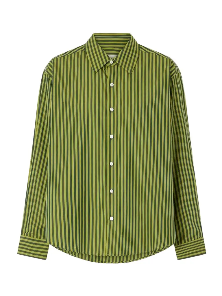 Comme Si La Classica Striped Cotton-poplin Shirt | Image 1 Comme Si La Classica Striped Cotton-poplin Shirt | Image 1