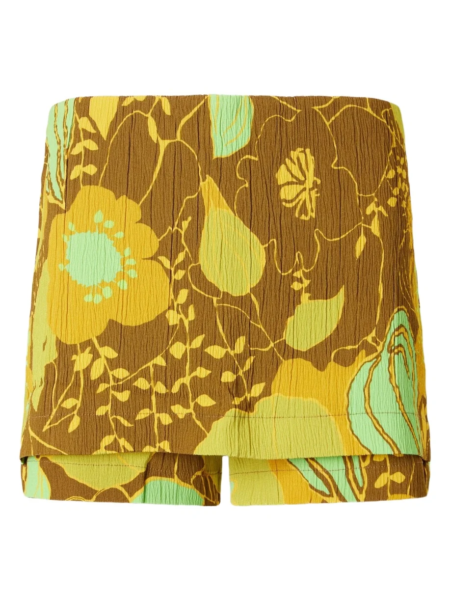 Kamara Printed Crepon Skort Kamara Printed Crepon Skort