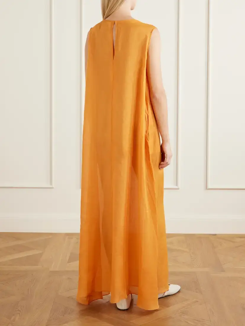 LESET Niko Ramie-gauze Maxi Dress | Thumbnail 3
