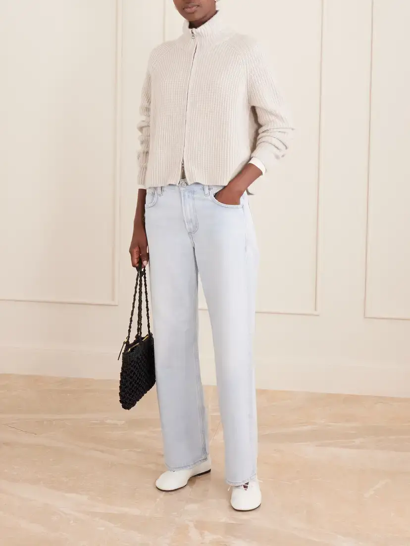 Lisa Yang Sadie Ribbed Cashmere Cardigan | Thumbnail 2