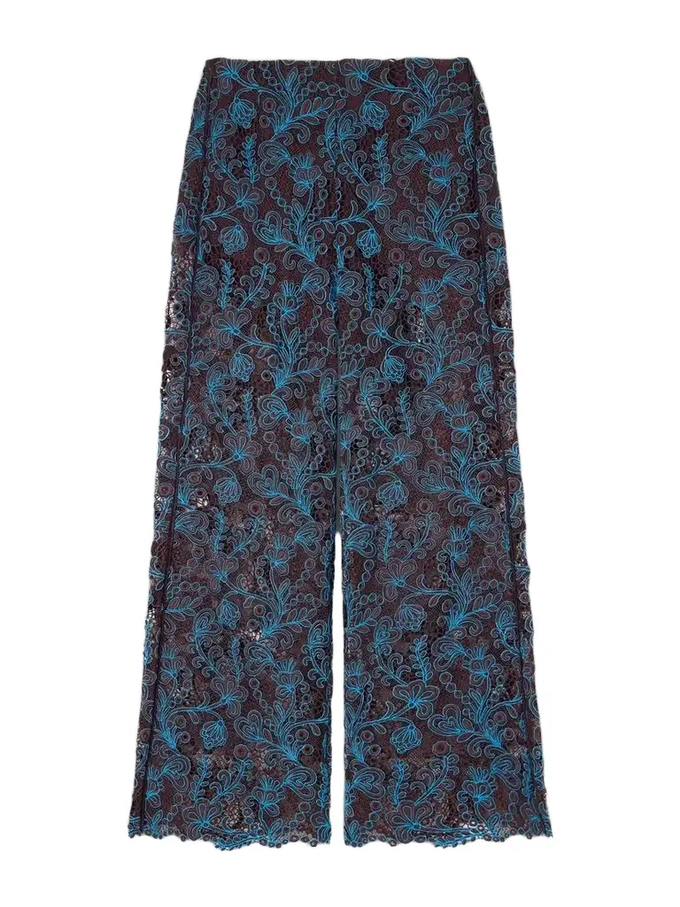 ALÉMAIS Francine Lace Wide-leg Pants | Image 1 ALÉMAIS Francine Lace Wide-leg Pants | Image 1