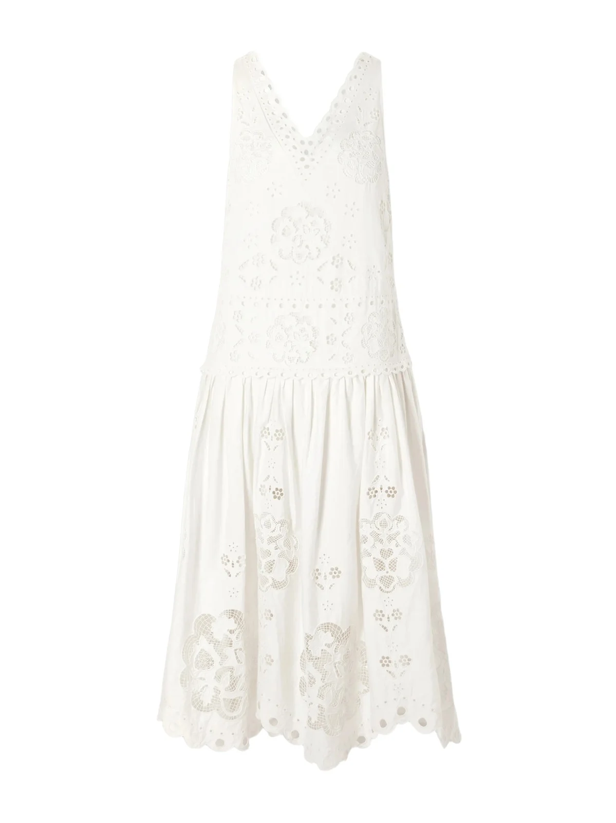 Gardener Broderie Anglaise Cotton-blend Dress Gardener Broderie Anglaise Cotton-blend Dress