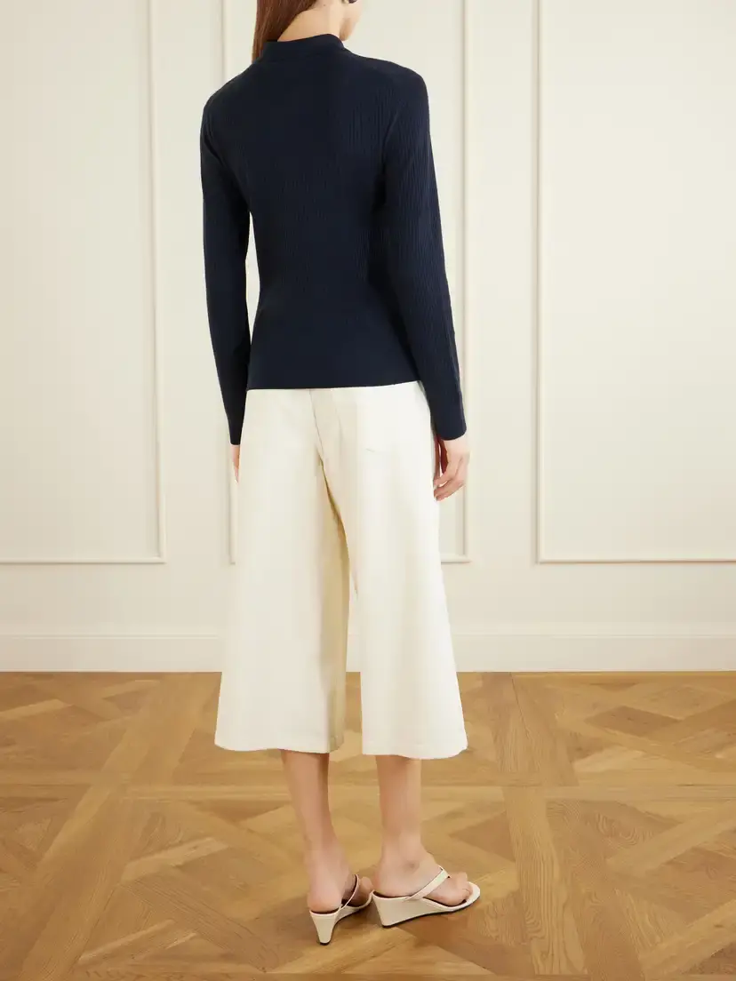 Lisa Yang Agata Ribbed Cashmere Cardigan | Thumbnail 3 Lisa Yang Agata Ribbed Cashmere Cardigan | Thumbnail 3