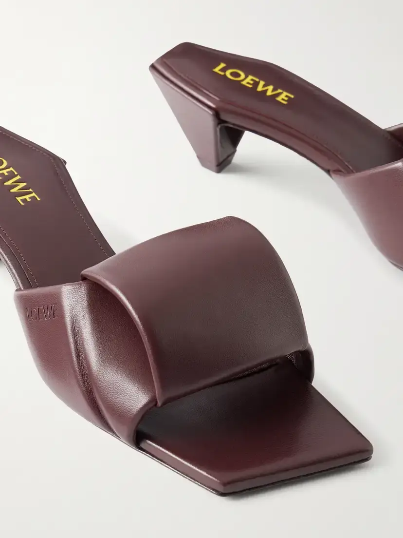 Loewe Origami 45 Leather Sandals | Thumbnail 5 Loewe Origami 45 Leather Sandals | Thumbnail 5