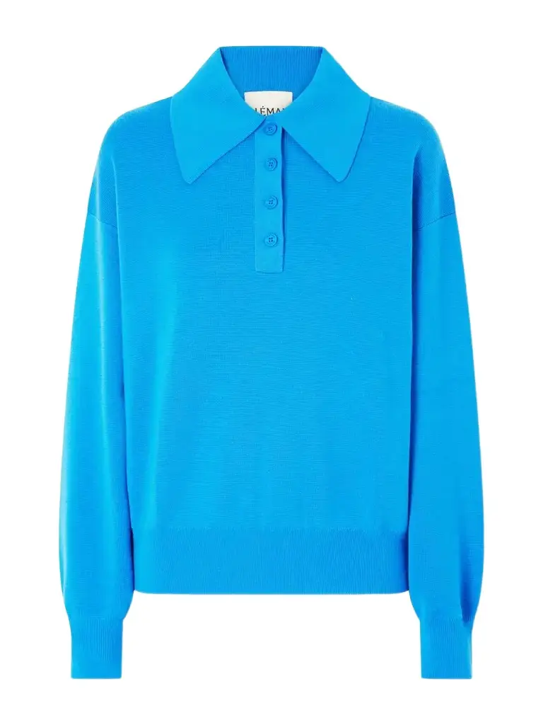 ALÉMAIS Claudia Knitted Wool Polo Shirt | Image 1 ALÉMAIS Claudia Knitted Wool Polo Shirt | Image 1
