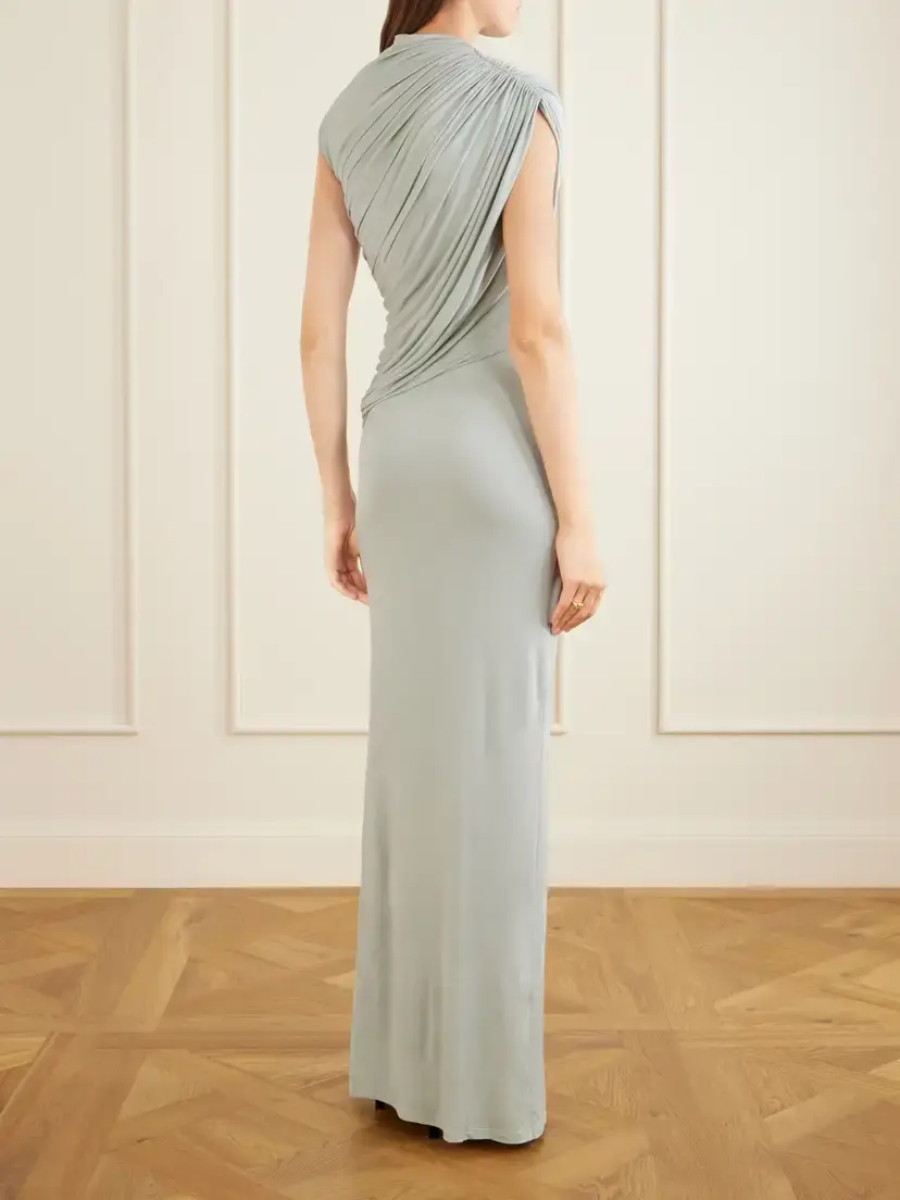 Tove Saffron Gathered Jersey Maxi Dress | Thumbnail 3 Tove Saffron Gathered Jersey Maxi Dress | Thumbnail 3