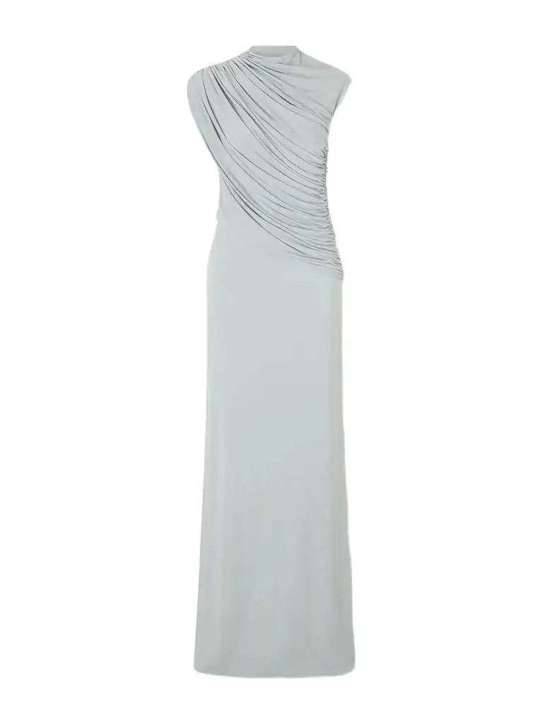 Tove Saffron Gathered Jersey Maxi Dress | Image 1 Tove Saffron Gathered Jersey Maxi Dress | Image 1