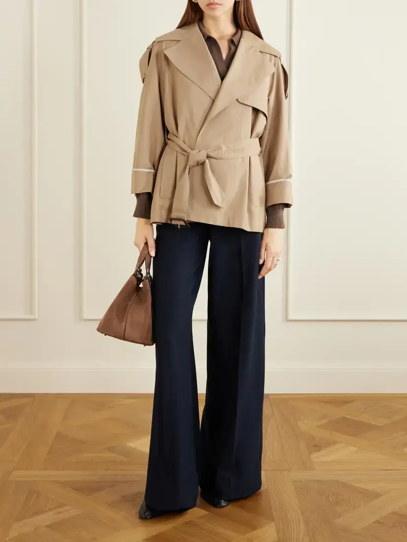 Max Mara Archetipo Logo-embellished Suede Tote | Thumbnail 3