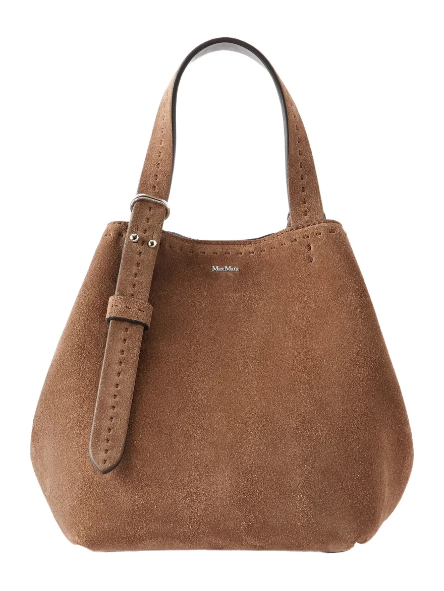 Archetipo Logo-embellished Suede Tote Archetipo Logo-embellished Suede Tote